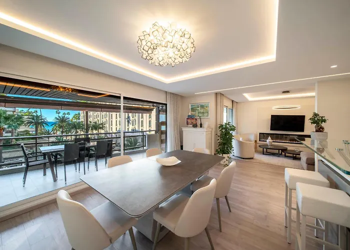 Ref 1924 - Cannes Croisette - Sea View Apartment For Rent
